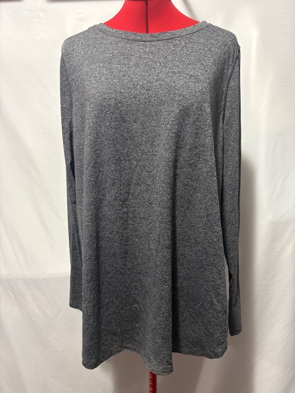 Roots Women's Long Sleeve Tee in Heather Gray
